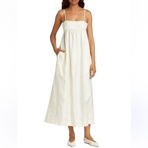 No Brand Cream Midi Dress